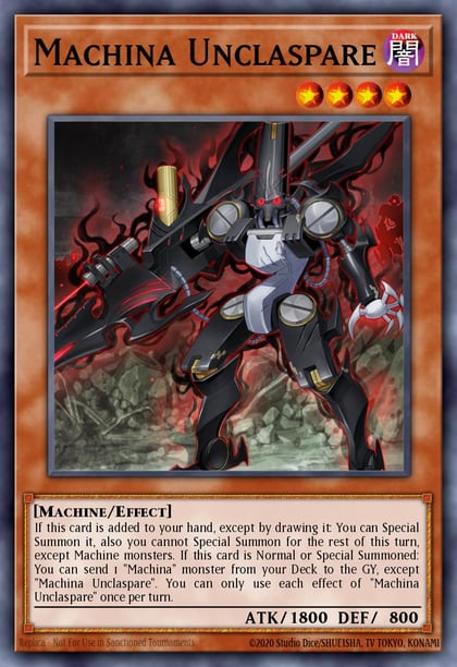 Machina Unclaspare, 2022 Tin of the Pharaoh's Gods MP22-EN014