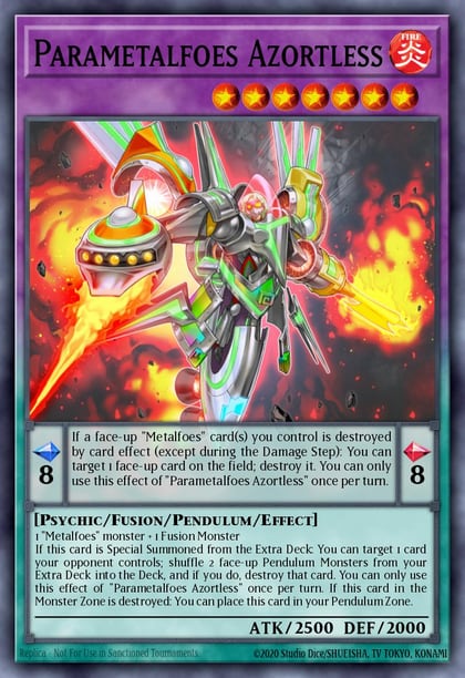 Parametalfoes Azortless, 2022 Tin of the Pharaoh's Gods MP22-EN022
