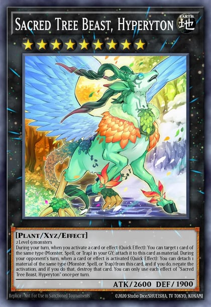 Sacred Tree Beast, Hyperyton, 2022 Tin of the Pharaoh's Gods MP22-EN026
