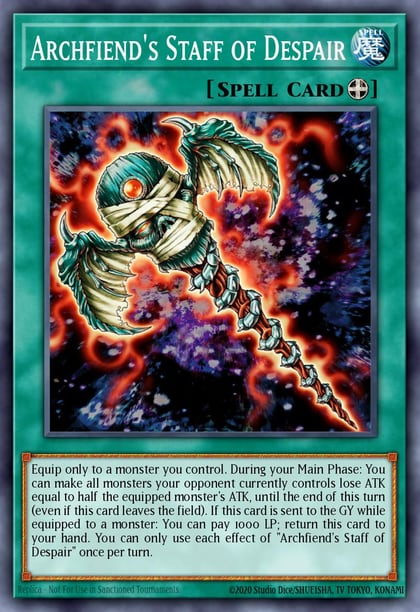 Archfiend's Staff of Despair, 2022 Tin of the Pharaoh's Gods MP22-EN036