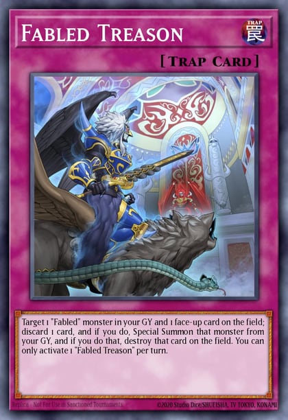 Fabled Treason, 2022 Tin of the Pharaoh's Gods MP22-EN041