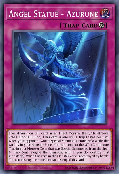 Angel Statue - Azurune, 2022 Tin of the Pharaoh's Gods MP22-EN044