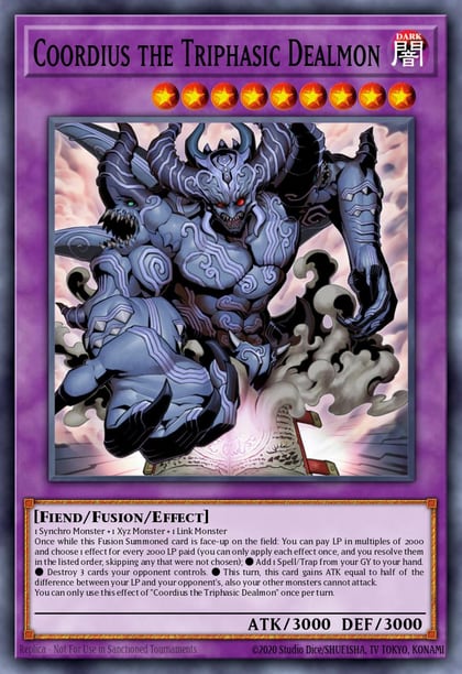 Coordius the Triphasic Dealmon, 2022 Tin of the Pharaoh's Gods MP22-EN046