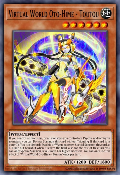 Virtual World Oto-Hime - Toutou, 2022 Tin of the Pharaoh's Gods MP22-EN055