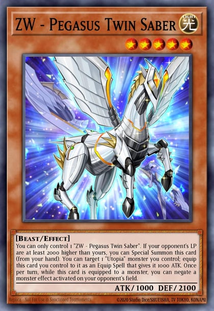 ZW - Pegasus Twin Saber, 2022 Tin of the Pharaoh's Gods MP22-EN057