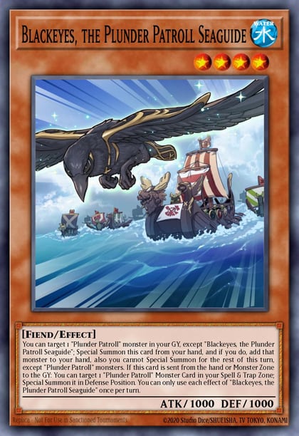 Blackeyes, the Plunder Patroll Seaguide, 2022 Tin of the Pharaoh's Gods MP22-EN065
