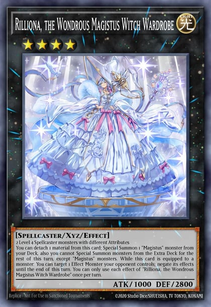 Rilliona, the Wondrous Magistus Witch Wardrobe, 2022 Tin of the Pharaoh's Gods MP22-EN083