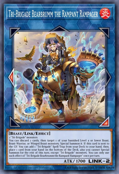 Tri-Brigade Bearbrumm the Rampant Rampager, 2022 Tin of the Pharaoh's Gods MP22-EN085