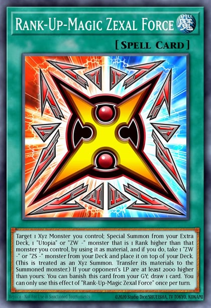 Rank-Up-Magic Zexal Force, 2022 Tin of the Pharaoh's Gods MP22-EN090
