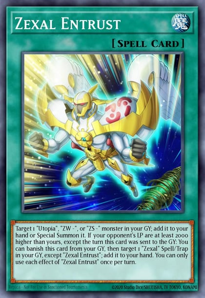 Zexal Entrust, 2022 Tin of the Pharaoh's Gods MP22-EN092