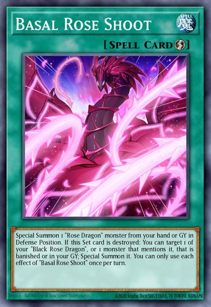 Basal Rose Shoot, 2022 Tin of the Pharaoh's Gods MP22-EN094