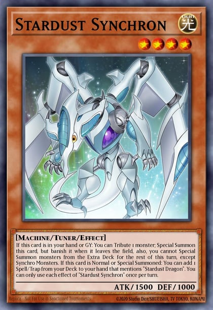 Stardust Synchron, 2022 Tin of the Pharaoh's Gods MP22-EN119