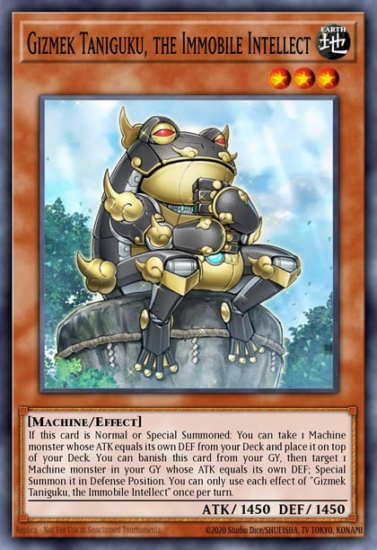 Gizmek Taniguku, the Immobile Intellect, 2022 Tin of the Pharaoh's Gods MP22-EN132