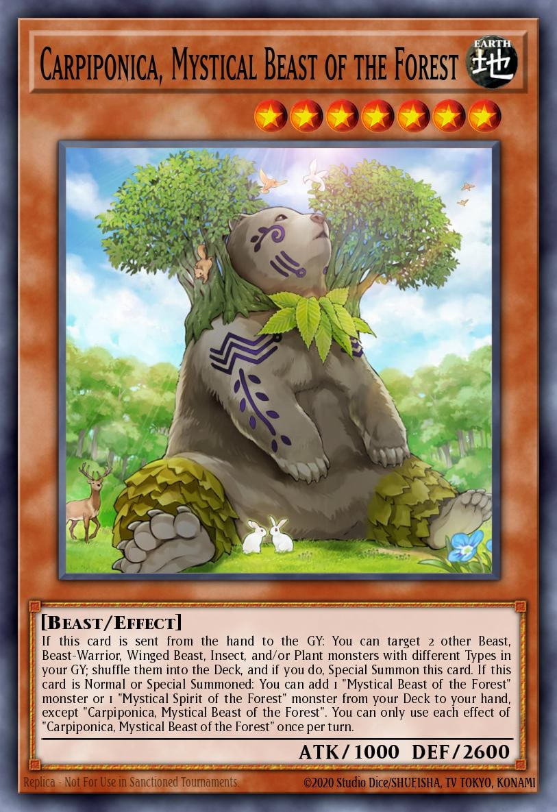 Carpiponica, Mystical Beast of the Forest, 2022 Tin of the Pharaoh's Gods MP22-EN134