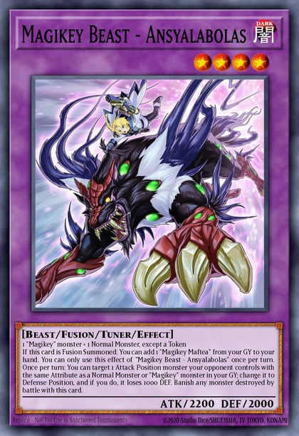 Magikey Beast - Ansyalabolas, 2022 Tin of the Pharaoh's Gods MP22-EN143