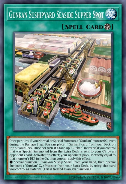Gunkan Sushipyard Seaside Supper Spot, 2022 Tin of the Pharaoh's Gods MP22-EN159