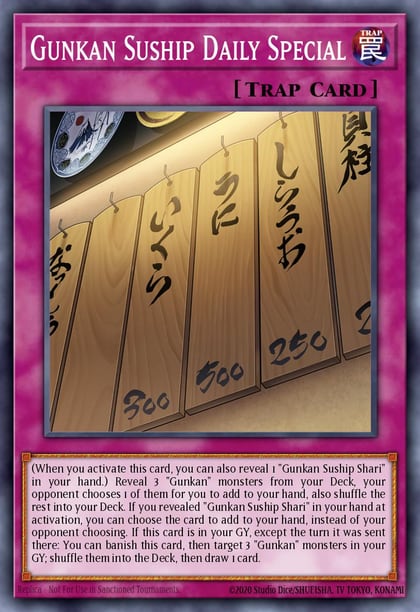 Gunkan Suship Daily Special, 2022 Tin of the Pharaoh's Gods MP22-EN169