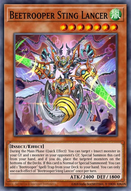 Beetrooper Sting Lancer, 2022 Tin of the Pharaoh's Gods MP22-EN175