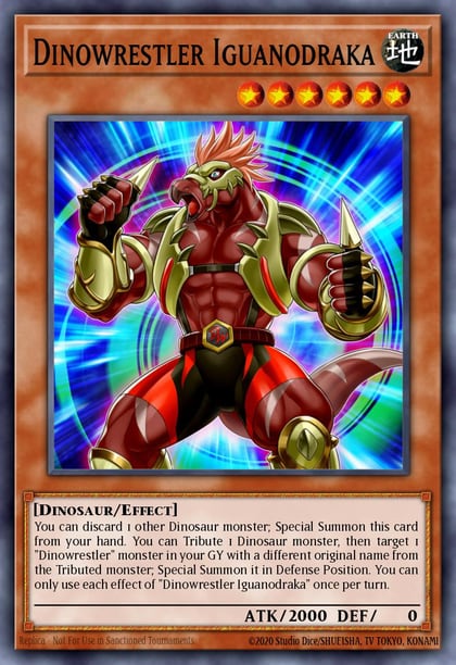 Dinowrestler Iguanodraka, 2022 Tin of the Pharaoh's Gods MP22-EN182