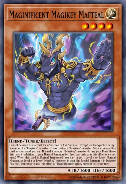 Maginificent Magikey Mafteal, 2022 Tin of the Pharaoh's Gods MP22-EN200