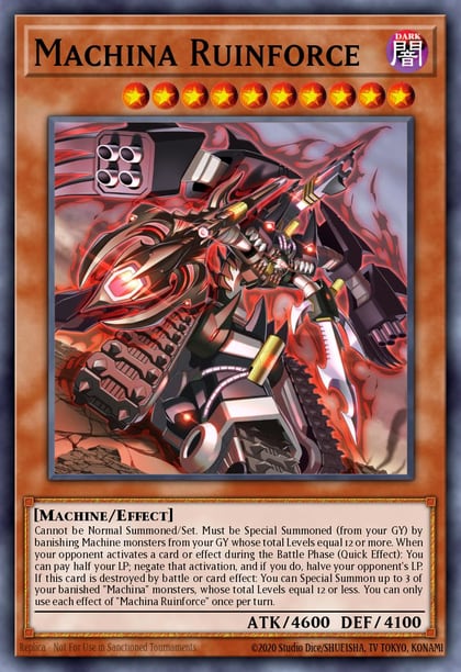 Machina Ruinforce, 2022 Tin of the Pharaoh's Gods MP22-EN203