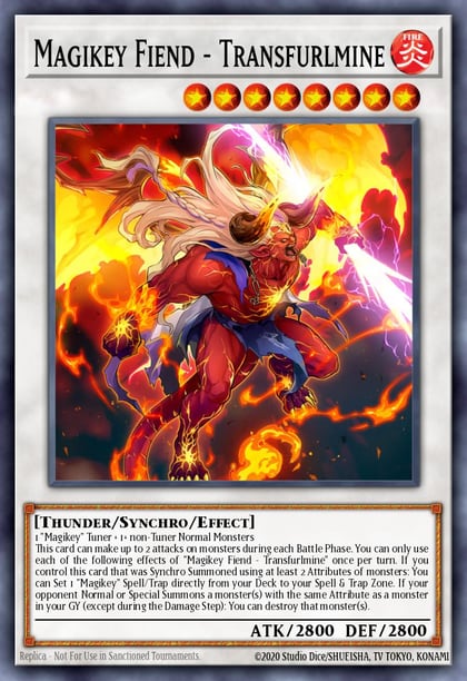 Magikey Fiend - Transfurlmine, 2022 Tin of the Pharaoh's Gods MP22-EN211
