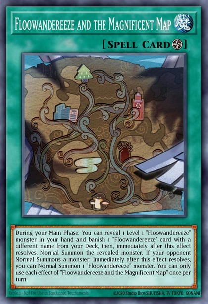 Floowandereeze and the Magnificent Map, 2022 Tin of the Pharaoh's Gods MP22-EN220