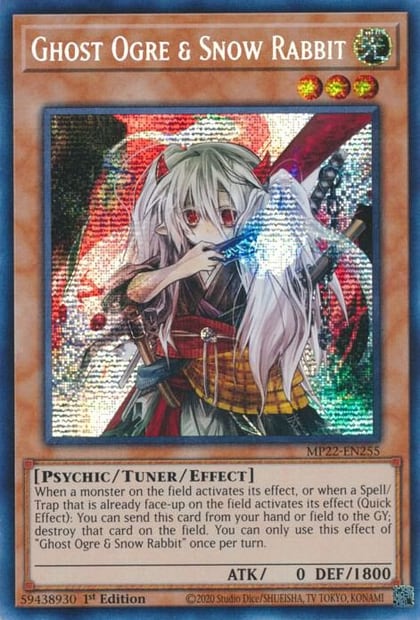 Ghost Ogre & Snow Rabbit, 2022 Tin of the Pharaoh's Gods MP22-EN255