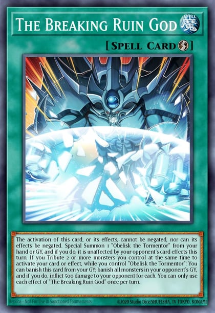 The Breaking Ruin God, 2022 Tin of the Pharaoh's Gods MP22-EN274