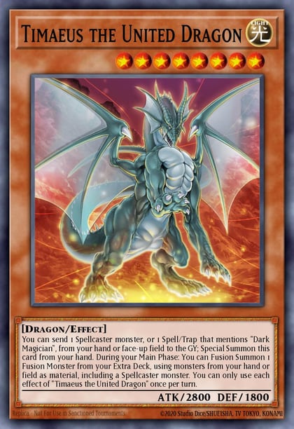 Timaeus the United Dragon, 25th Anniversary Tin: Dueling Heroes Mega Pack MP23-EN003