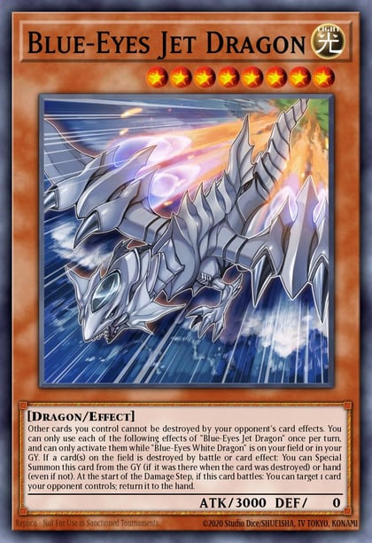 Blue-Eyes Jet Dragon, 25th Anniversary Tin: Dueling Heroes Mega Pack MP23-EN004