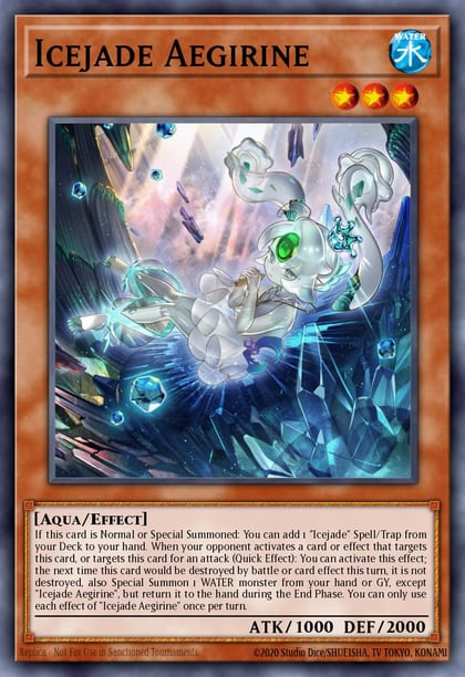 Icejade Aegirine, 25th Anniversary Tin: Dueling Heroes Mega Pack MP23-EN007