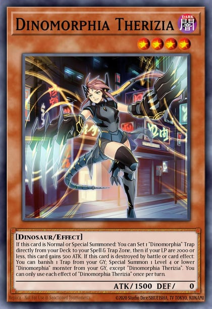Dinomorphia Therizia, 25th Anniversary Tin: Dueling Heroes Mega Pack MP23-EN009