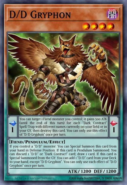 D/D Gryphon, 25th Anniversary Tin: Dueling Heroes Mega Pack MP23-EN011