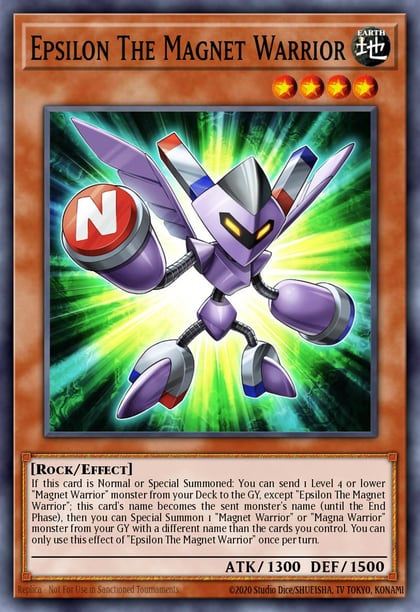 Epsilon The Magnet Warrior, 25th Anniversary Tin: Dueling Heroes Mega Pack MP23-EN014