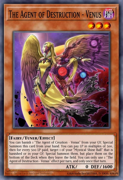 The Agent of Destruction - Venus, 25th Anniversary Tin: Dueling Heroes Mega Pack MP23-EN015