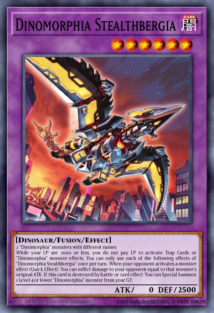 Dinomorphia Stealthbergia, 25th Anniversary Tin: Dueling Heroes Mega Pack MP23-EN021