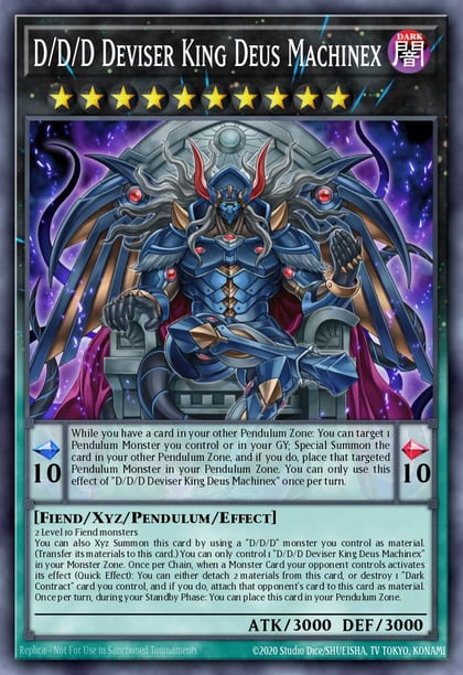 D/D/D Deviser King Deus Machinex, 25th Anniversary Tin: Dueling Heroes Mega Pack MP23-EN023