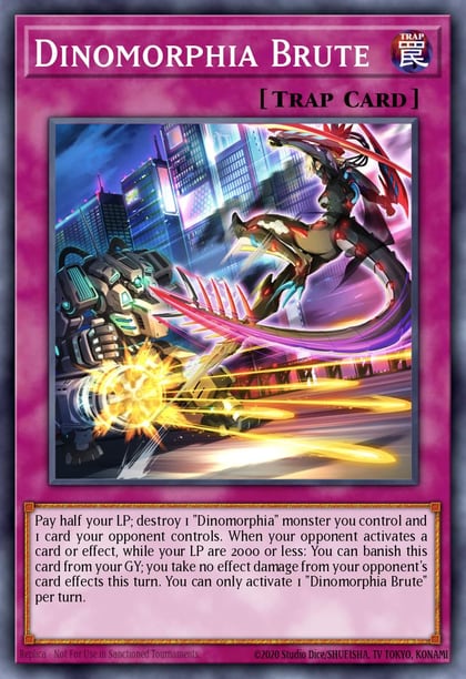 Dinomorphia Brute, 25th Anniversary Tin: Dueling Heroes Mega Pack MP23-EN039
