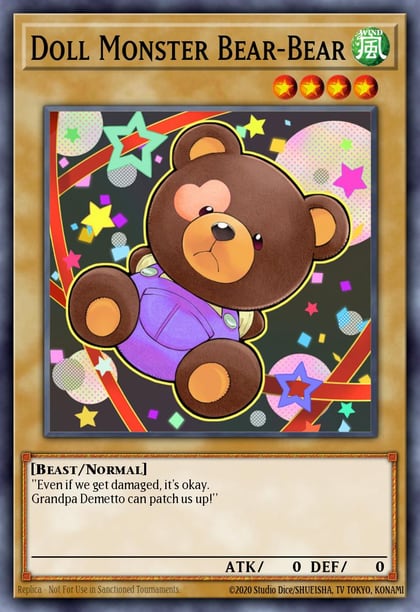 Doll Monster Bear-Bear, 25th Anniversary Tin: Dueling Heroes Mega Pack MP23-EN052
