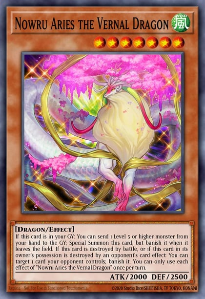 Nowru Aries the Vernal Dragon, 25th Anniversary Tin: Dueling Heroes Mega Pack MP23-EN054