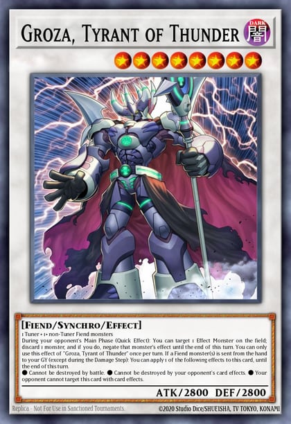 Groza, Tyrant of Thunder, 25th Anniversary Tin: Dueling Heroes Mega Pack MP23-EN055