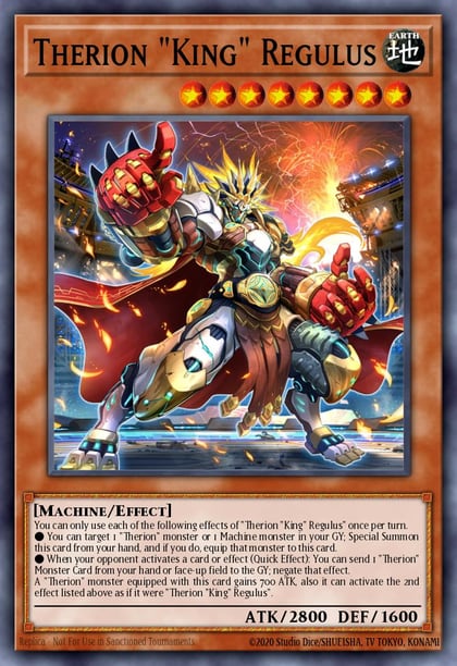 Therion "King" Regulus, 25th Anniversary Tin: Dueling Heroes Mega Pack MP23-EN063