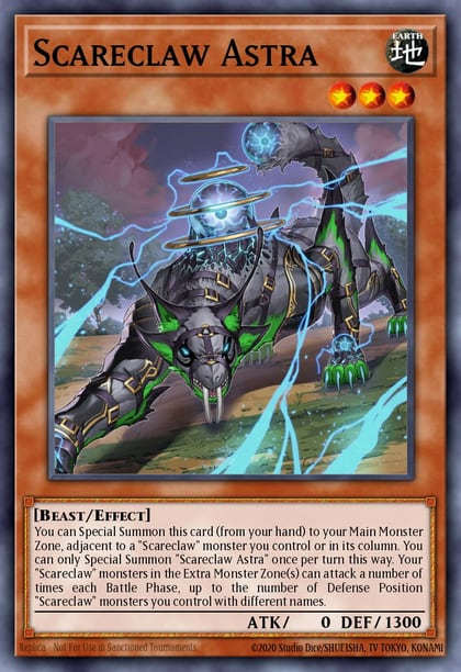 Scareclaw Astra, 25th Anniversary Tin: Dueling Heroes Mega Pack MP23-EN065