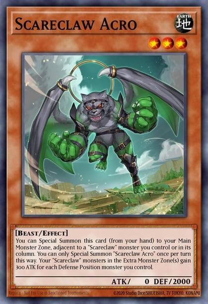 Scareclaw Acro, 25th Anniversary Tin: Dueling Heroes Mega Pack MP23-EN067