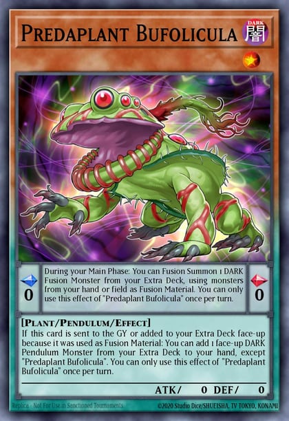 Predaplant Bufolicula, 25th Anniversary Tin: Dueling Heroes Mega Pack MP23-EN070