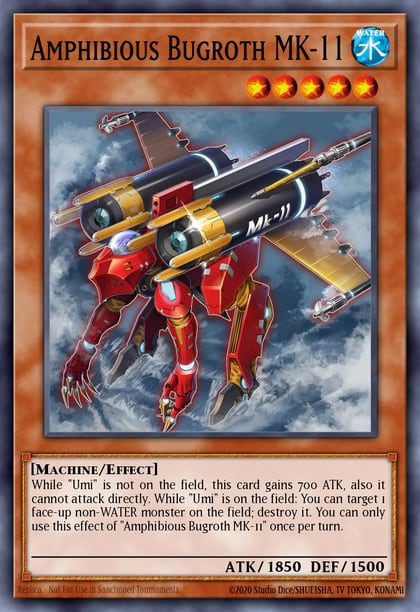 Amphibious Bugroth MK-11, 25th Anniversary Tin: Dueling Heroes Mega Pack MP23-EN075