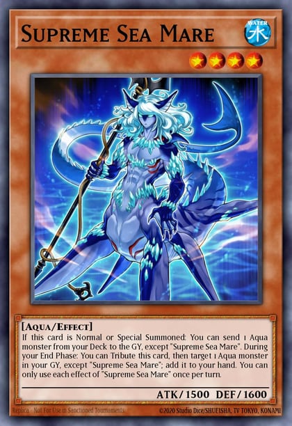 Supreme Sea Mare, 25th Anniversary Tin: Dueling Heroes Mega Pack MP23-EN076