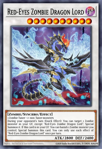 Red-Eyes Zombie Dragon Lord, 25th Anniversary Tin: Dueling Heroes Mega Pack MP23-EN083