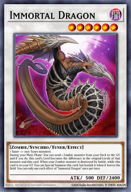 Immortal Dragon, 25th Anniversary Tin: Dueling Heroes Mega Pack MP23-EN085